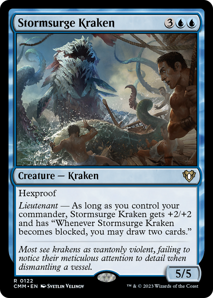 Stormsurge Kraken [Commander Masters] Magic: The Gathering
