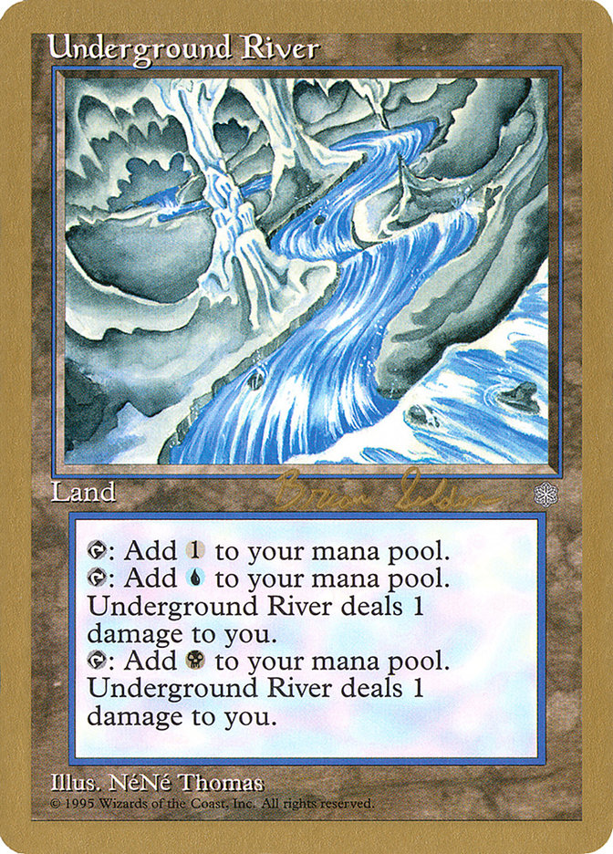 Underground River (Brian Selden) [World Championship Decks 1998] Magic: The Gathering