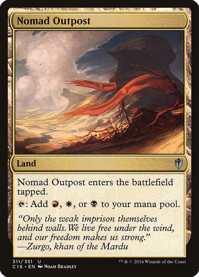 Nomad Outpost [Commander 2016] Magic: The Gathering