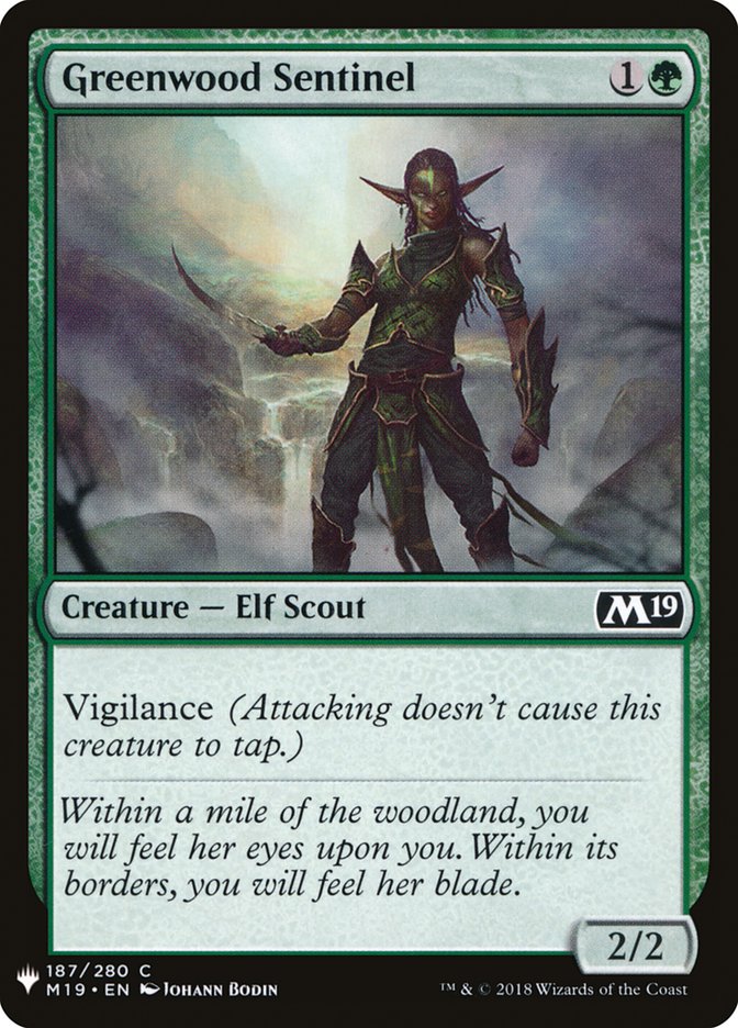 Greenwood Sentinel [Mystery Booster] Magic: The Gathering