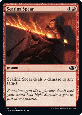 Searing Spear [Jumpstart 2022] Magic: The Gathering