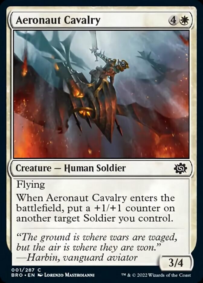 Aeronaut Cavalry [The Brothers' War] Magic: The Gathering