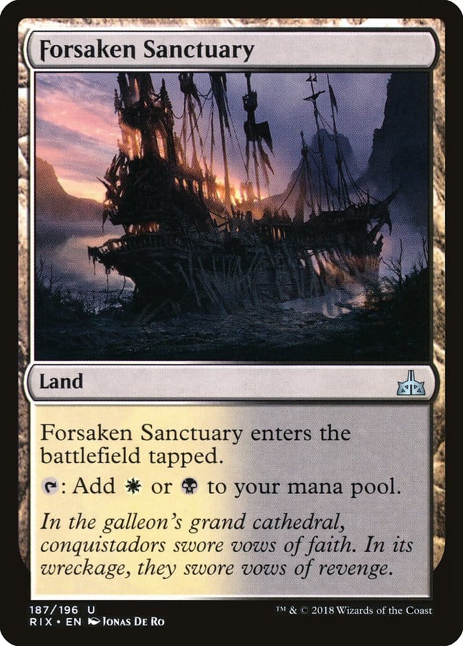 Forsaken Sanctuary [Rivals of Ixalan] Magic: The Gathering