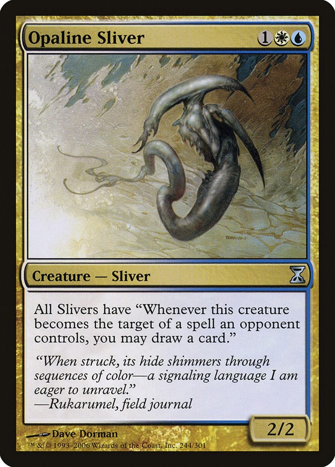 Opaline Sliver [Time Spiral] Magic: The Gathering