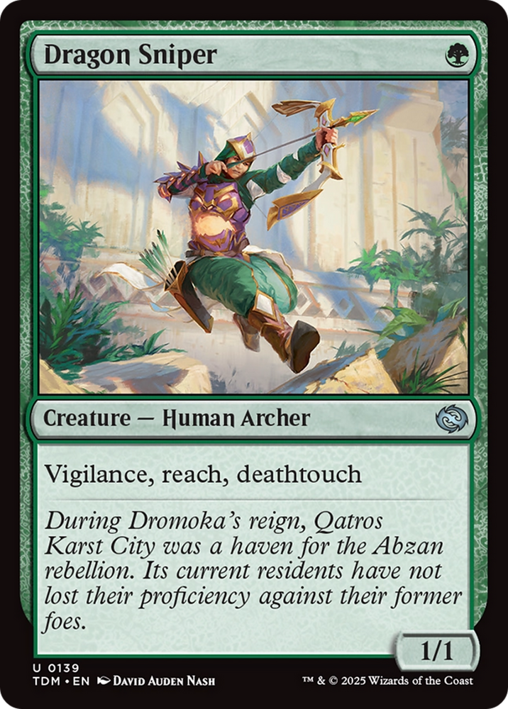 Dragon Sniper [Tarkir: Dragonstorm] Magic: The Gathering