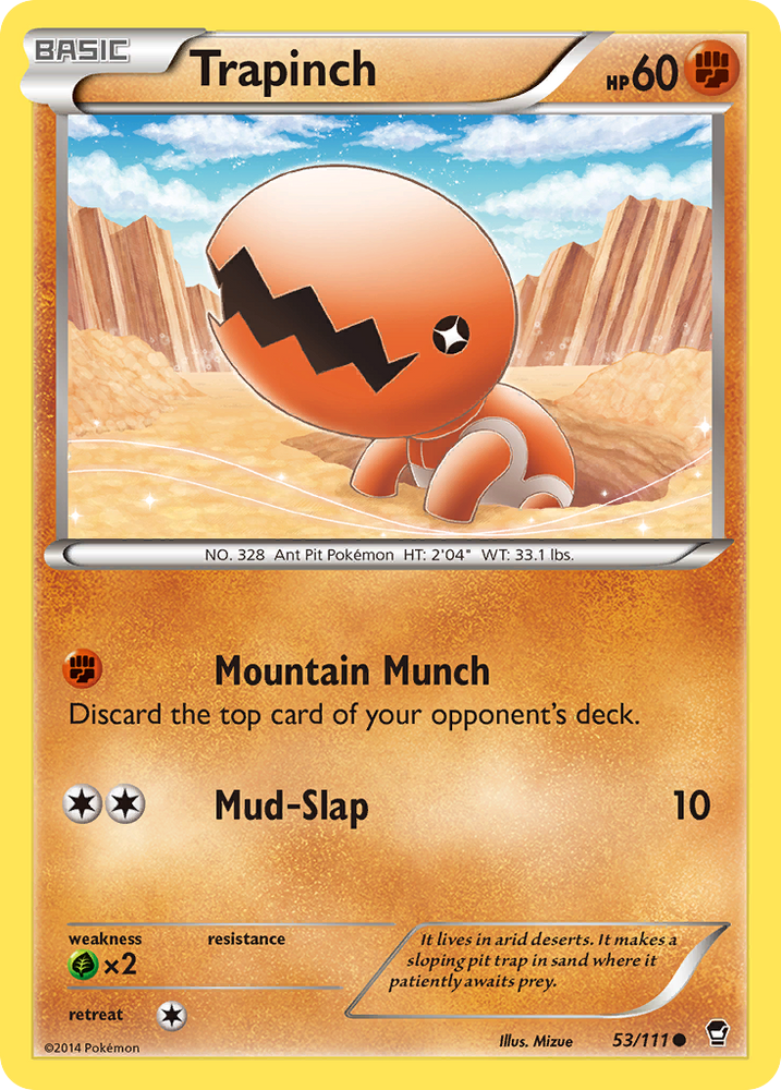 Trapinch (53/111) [XY: Furious Fists] Pokémon
