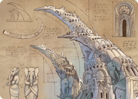 Ivory Tower Art Card [The Brothers' War Art Series] Magic: The Gathering