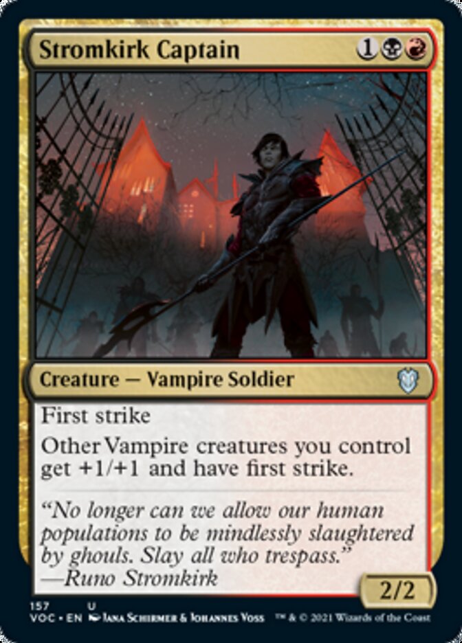 Stromkirk Captain [Innistrad: Crimson Vow Commander] Magic: The Gathering
