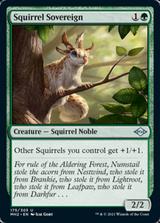 Squirrel Sovereign [Modern Horizons 2] Magic: The Gathering