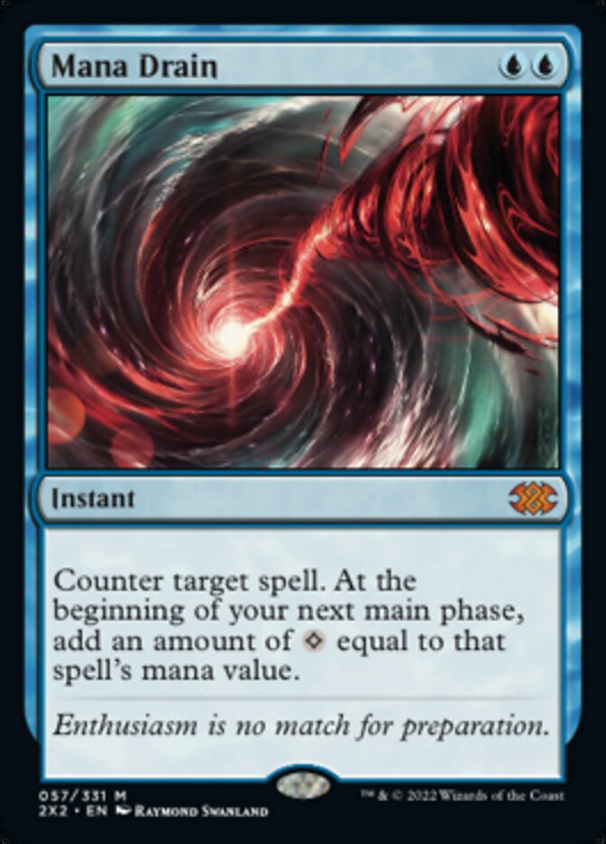 Mana Drain [Double Masters 2022] Magic: The Gathering