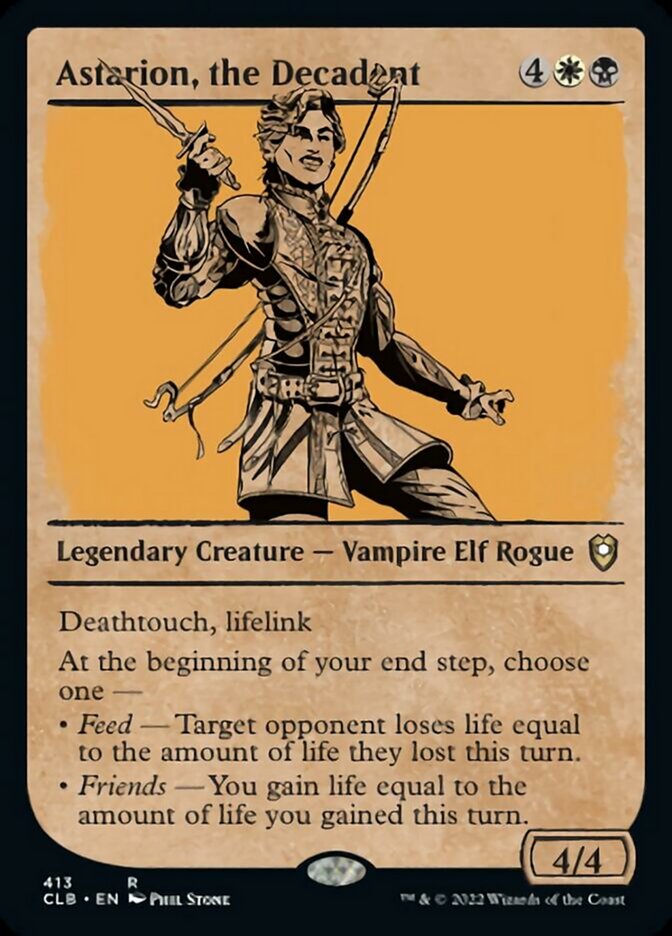 Astarion, the Decadent (Showcase) [Commander Legends: Battle for Baldur's Gate] Magic: The Gathering