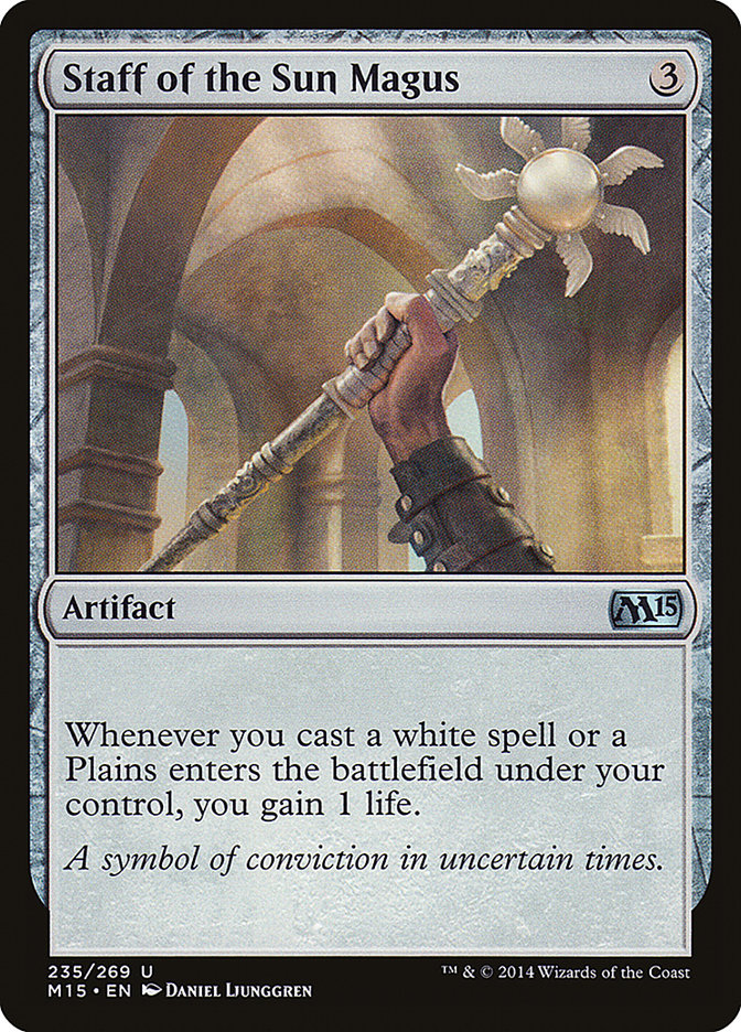 Staff of the Sun Magus [Magic 2015] Magic: The Gathering