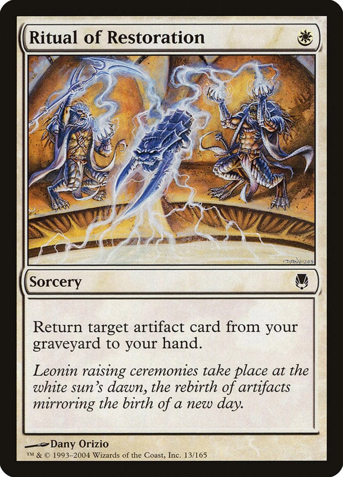 Ritual of Restoration [Darksteel] Magic: The Gathering