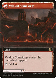 Valakut Awakening // Valakut Stoneforge (Extended Art) [Zendikar Rising] Magic: The Gathering