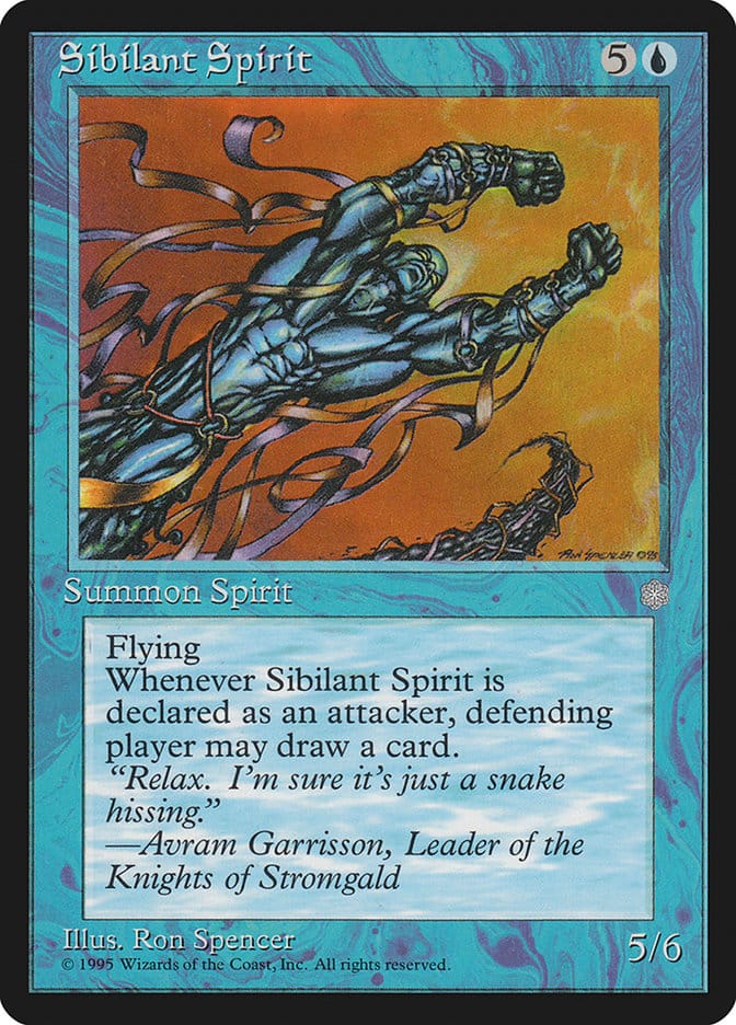 Sibilant Spirit [Ice Age] Magic: The Gathering