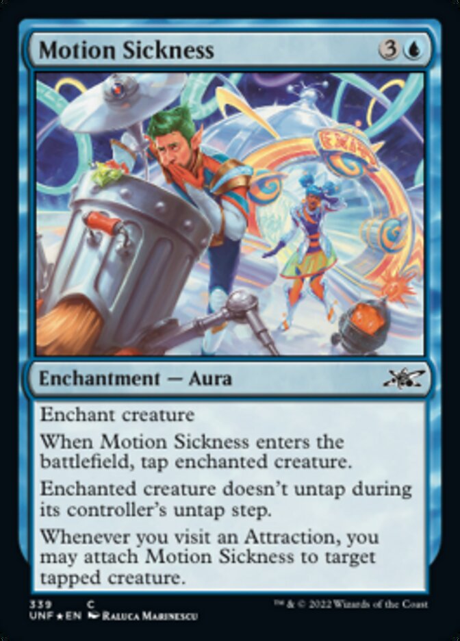 Motion Sickness (Galaxy Foil) [Unfinity] Magic: The Gathering