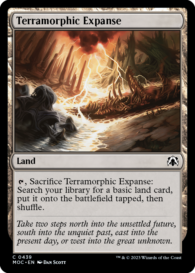 Terramorphic Expanse [March of the Machine Commander] Magic: The Gathering
