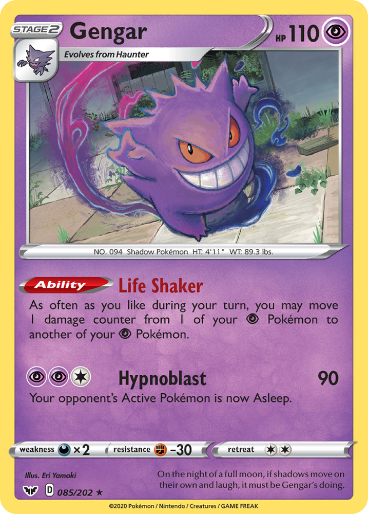 Gengar (085/202) [Sword & Shield: Base Set] Pokémon
