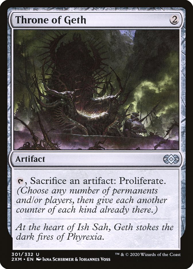 Throne of Geth [Double Masters] Magic: The Gathering