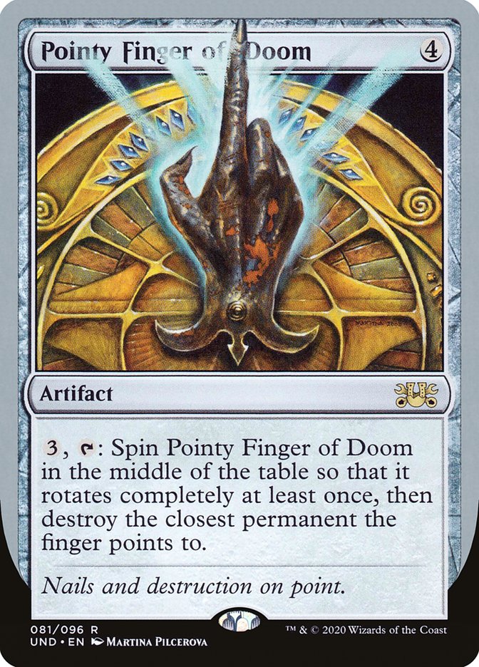Pointy Finger of Doom [Unsanctioned] Magic: The Gathering