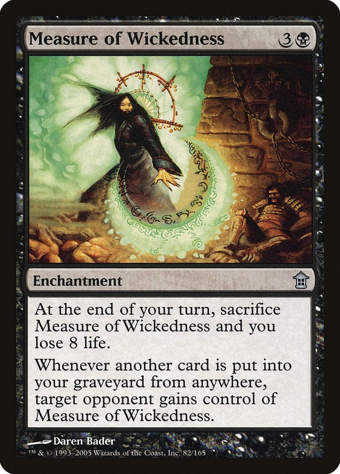 Measure of Wickedness [Saviors of Kamigawa] Magic: The Gathering