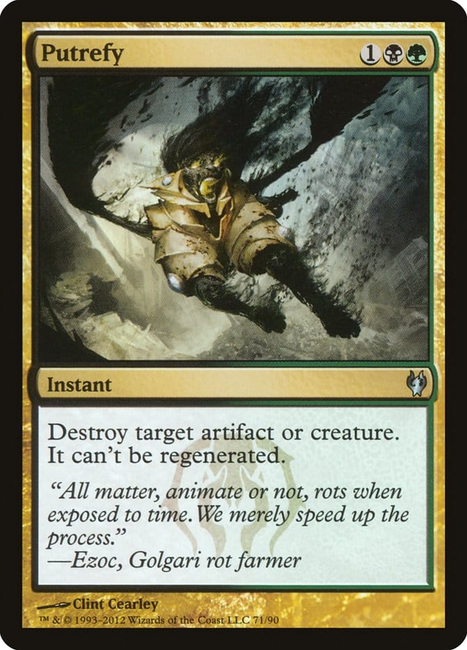 Putrefy [Duel Decks: Izzet vs. Golgari] Magic: The Gathering