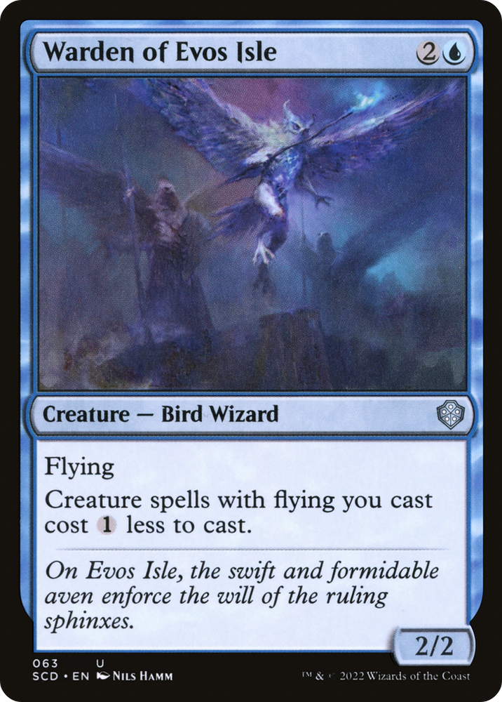 Warden of Evos Isle [Starter Commander Decks] Magic: The Gathering
