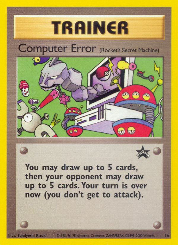 Computer Error (16) [Wizards of the Coast: Black Star Promos] Pokémon