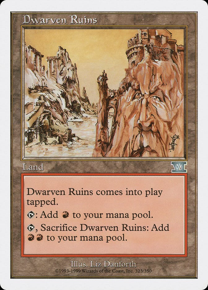 Dwarven Ruins [Classic Sixth Edition] Magic: The Gathering