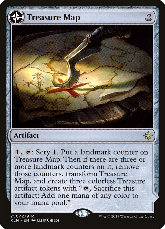 Treasure Map // Treasure Cove [Ixalan] Magic: The Gathering