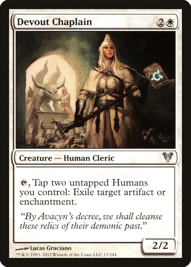 Devout Chaplain [Avacyn Restored] Magic: The Gathering