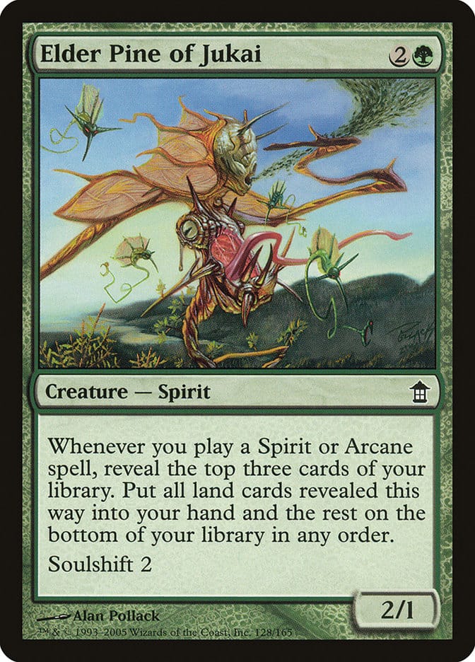 Elder Pine of Jukai [Saviors of Kamigawa] Magic: The Gathering