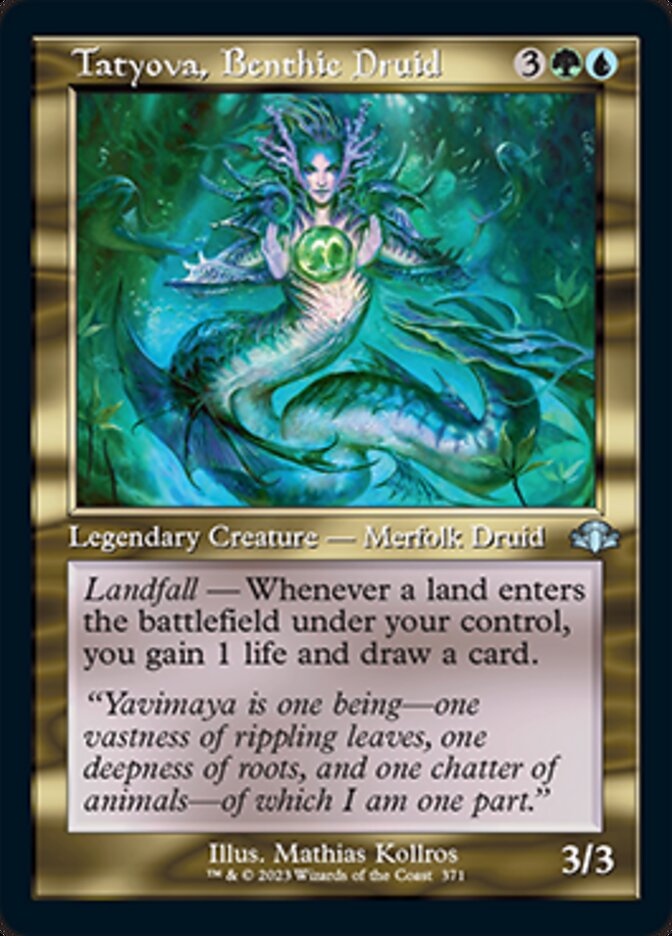 Tatyova, Benthic Druid (Retro) [Dominaria Remastered] Magic: The Gathering