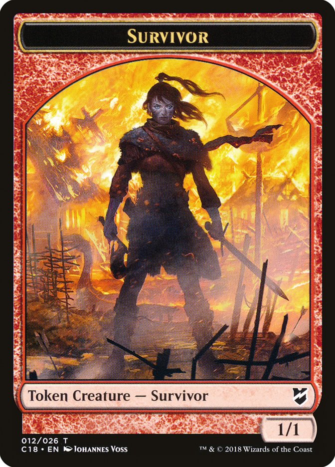 Survivor Token [Commander 2018 Tokens] Magic: The Gathering
