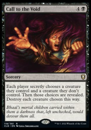 Call to the Void [Commander Legends: Battle for Baldur's Gate] Magic: The Gathering