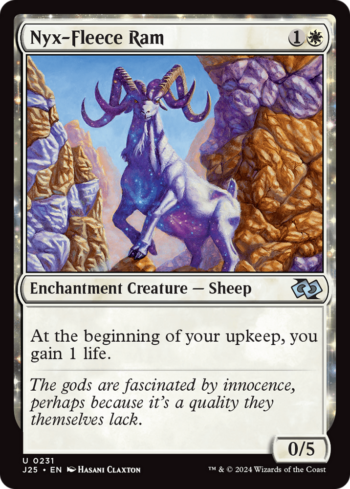 Nyx-Fleece Ram [Foundations Jumpstart] Magic: The Gathering