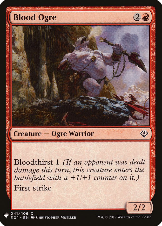 Blood Ogre [Mystery Booster] Magic: The Gathering
