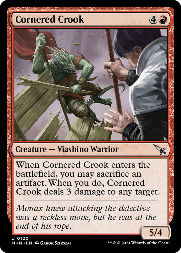Cornered Crook [Murders at Karlov Manor] Magic: The Gathering