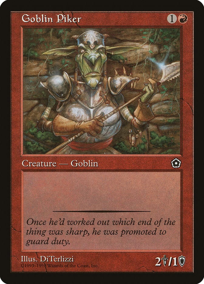 Goblin Piker [Portal Second Age] Magic: The Gathering