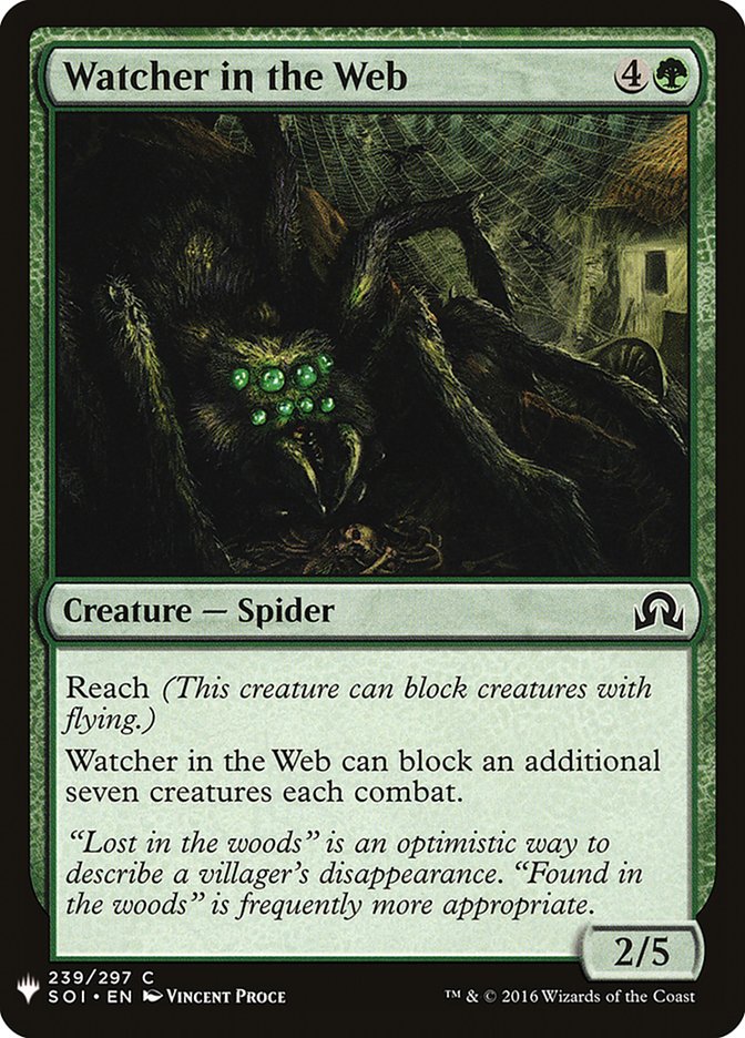 Watcher in the Web [Mystery Booster] Magic: The Gathering