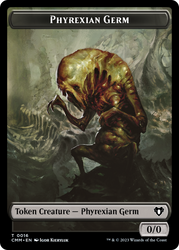 Eldrazi // Phyrexian Germ Double-Sided Token [Commander Masters Tokens] Magic: The Gathering