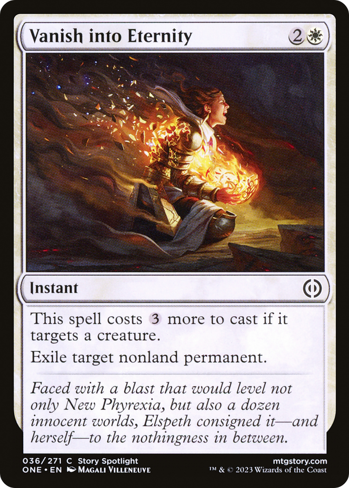 Vanish into Eternity [Phyrexia: All Will Be One] Magic: The Gathering