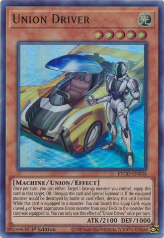 Union Driver [ETCO-EN034] Ultra Rare - Yugioh Cards For Your TCG Needs!