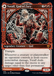 Toralf, God of Fury // Toralf's Hammer (Showcase) [Kaldheim] Magic: The Gathering