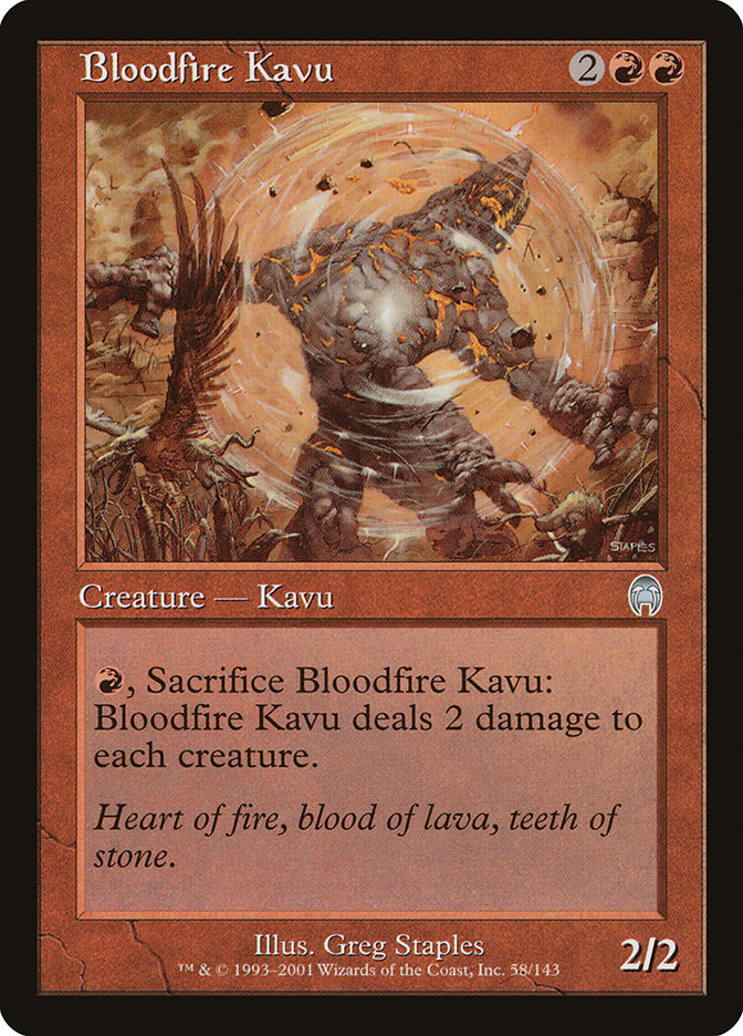 Bloodfire Kavu [Apocalypse] Magic: The Gathering