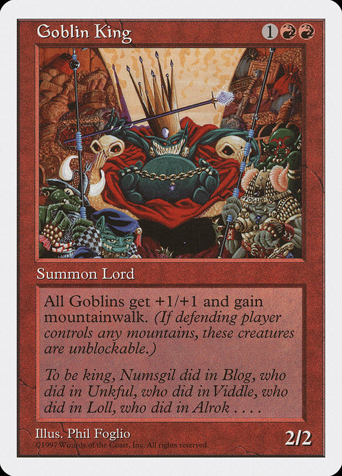 Goblin King [Fifth Edition] Magic: The Gathering