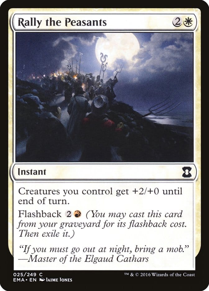 Rally the Peasants [Eternal Masters] Magic: The Gathering