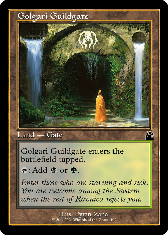 Golgari Guildgate (Retro Frame) [Ravnica Remastered] Magic: The Gathering