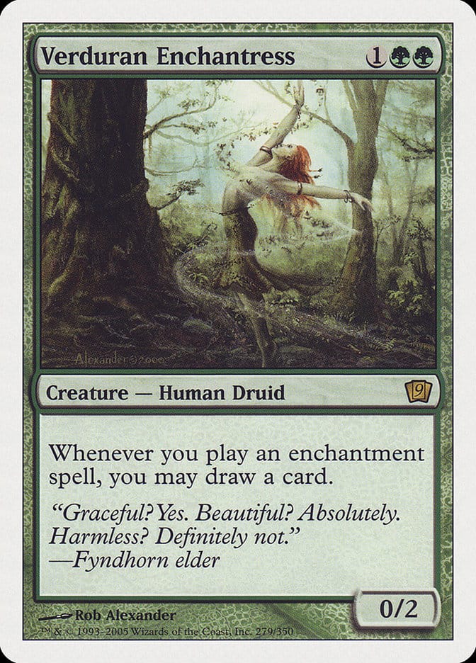 Verduran Enchantress [Ninth Edition] Magic: The Gathering