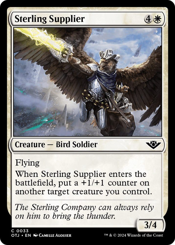 Sterling Supplier [Outlaws of Thunder Junction] Magic: The Gathering